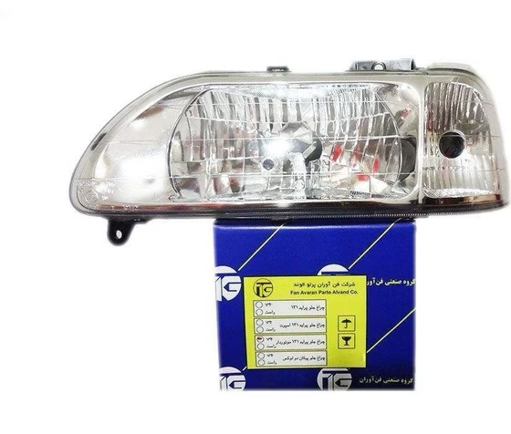 چراغ جلو پراید ۱۳۱ سمت چپ فناوران موتور دار